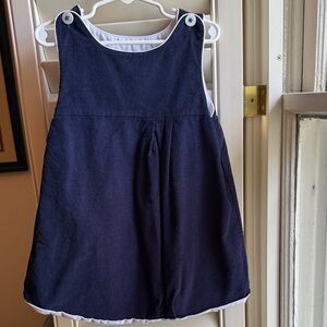Navy Blue Kids Casual Dress